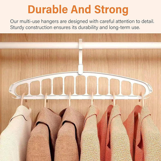 1 Piece 11-Hole Multi Functional Rotary Clothing Hanger