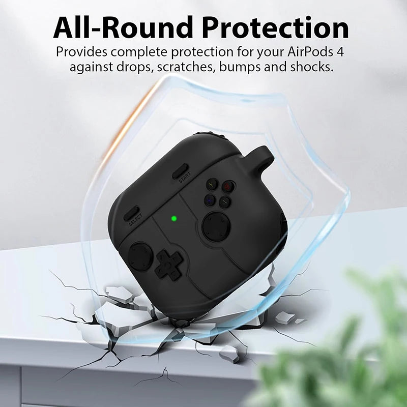🎮 Cute 3D Gamepad Silicone Case for AirPods – Shockproof & Stylish! 🎮