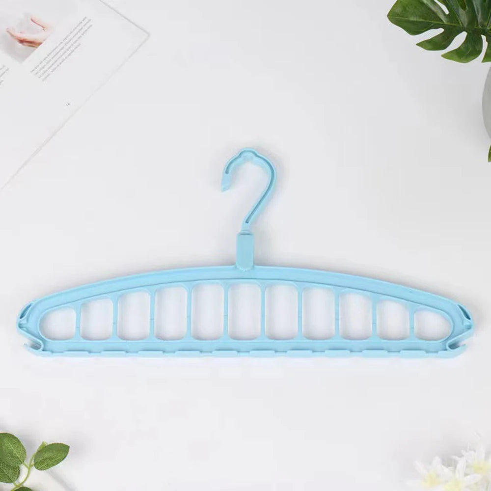 1 Piece 11-Hole Multi Functional Rotary Clothing Hanger