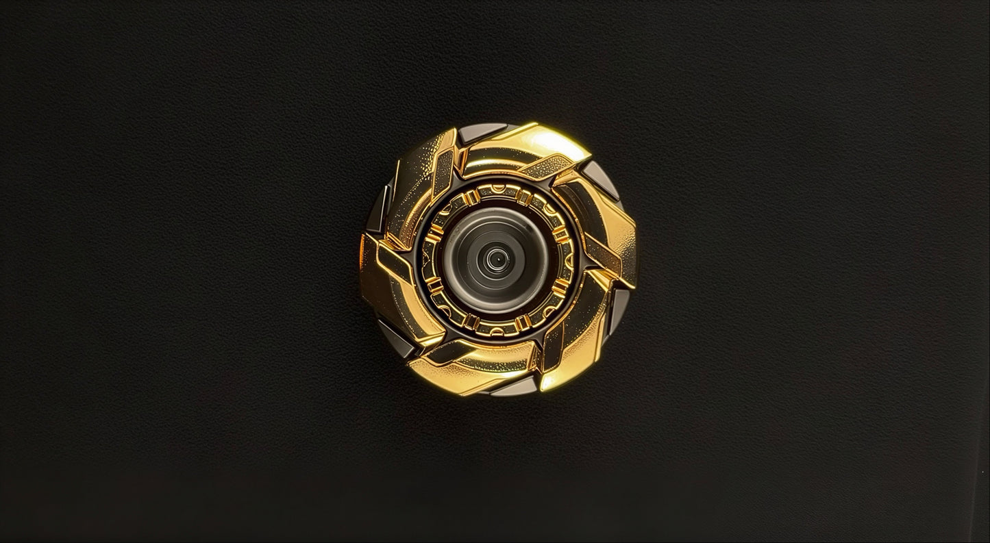 🔩 EDC Mechanical Metal Fidget Spinner – Open Armor Spinning Top 🔩