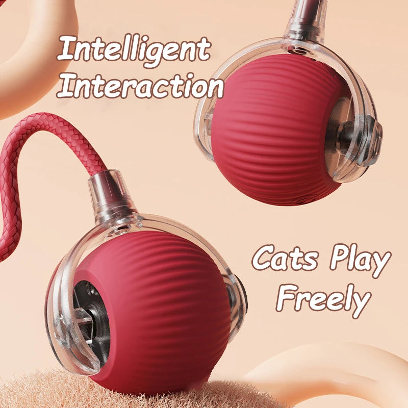 🐾 Smart Rolling Cat Toy – The Ultimate Playtime Companion! 🐾