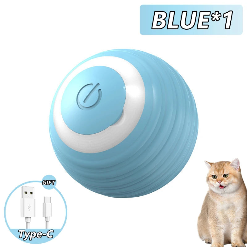 🐾 Smart Rolling Cat Toy – The Ultimate Playtime Companion! 🐾